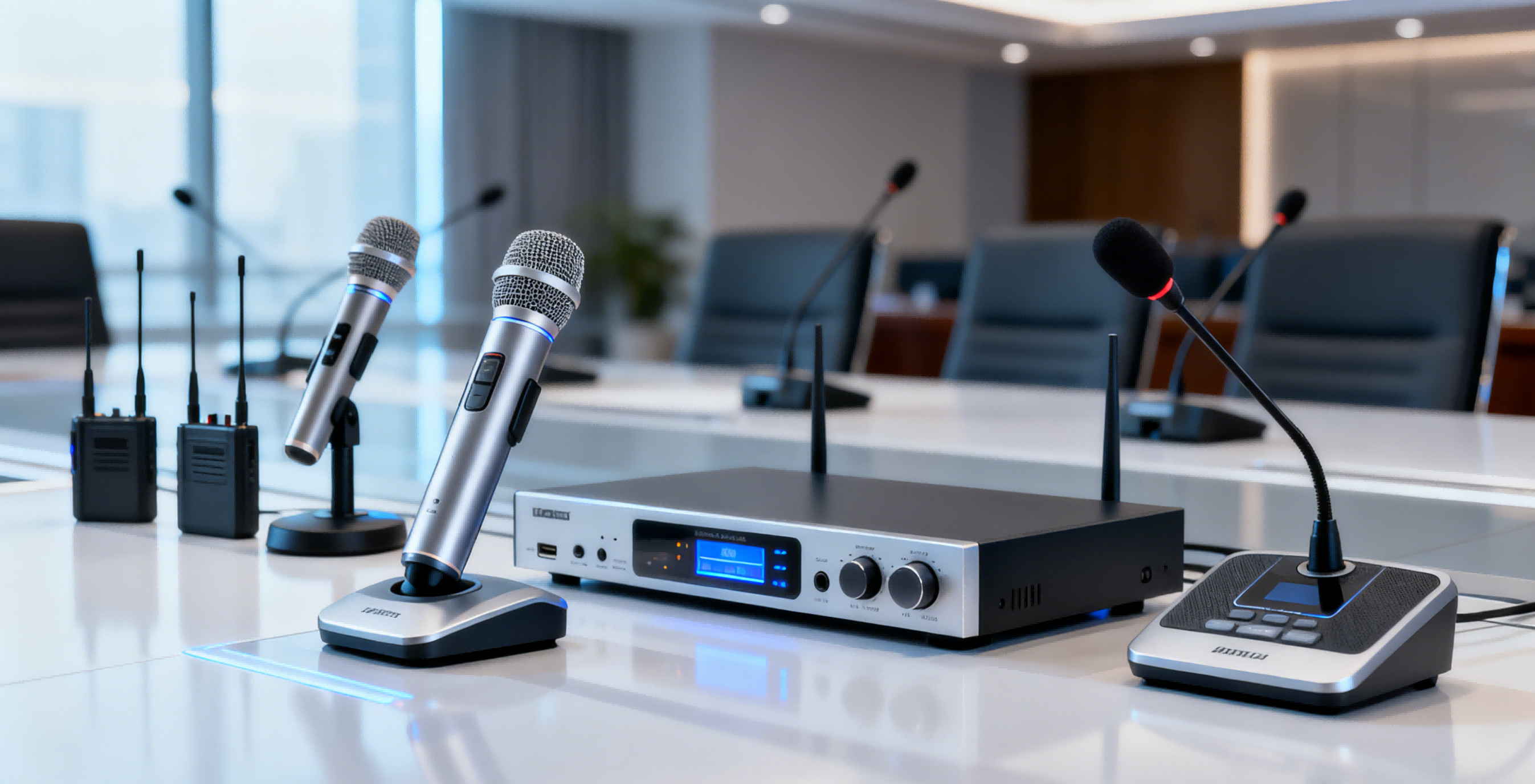 智能会议 “实力派” 集结：无线会议话筒 无线手拉手 会议话筒源头品牌推荐